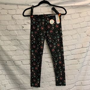 5/$20 Kids Girls Wonder Nation Space Leggings L(7/8) NWT
